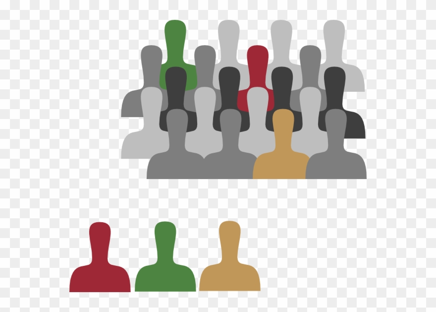 Small And Large Group Clipart