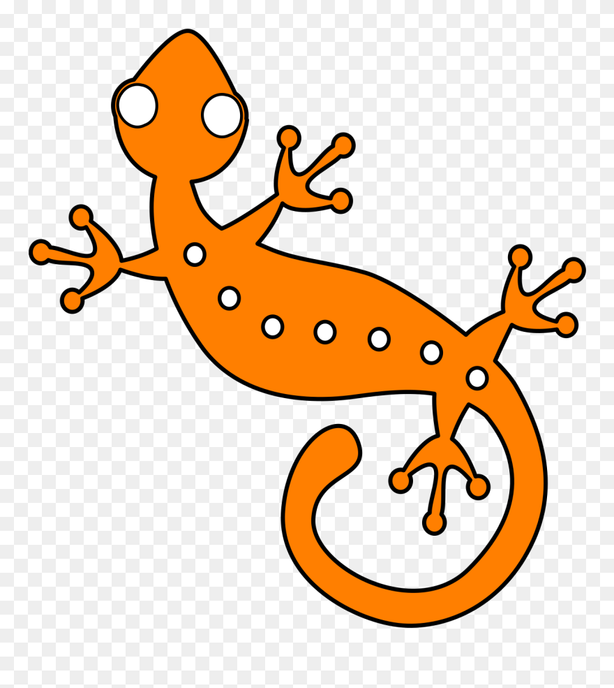 House Lizard Clip Art - Png Download