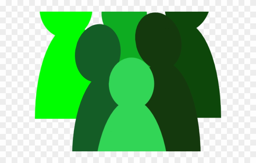 Crowd Clipart Large Crowd - Green Partnership - Png Download