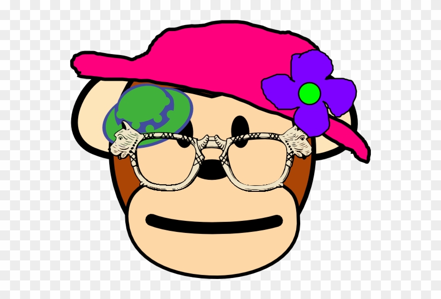 Grandma Monkey Clip Art At Clker - Monkey Clip Art - Png Download
