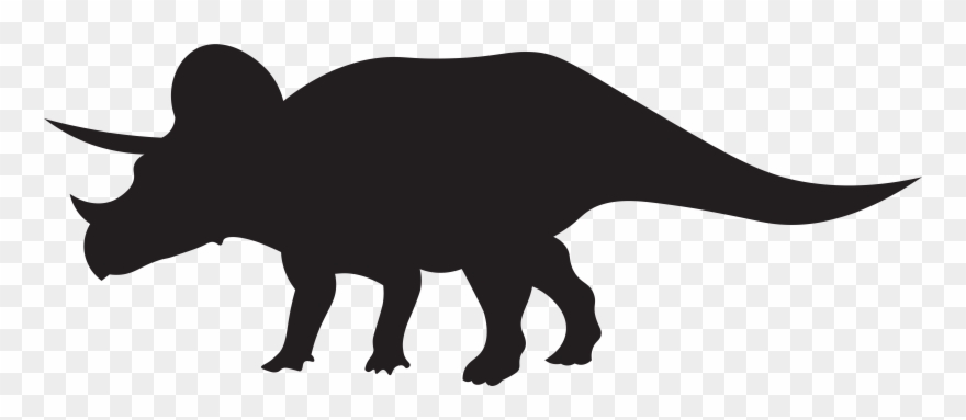 Dinosaurs Triceratops Png Clip Art Image Gallery - Dinosaur Silhouette Png Transparent Png