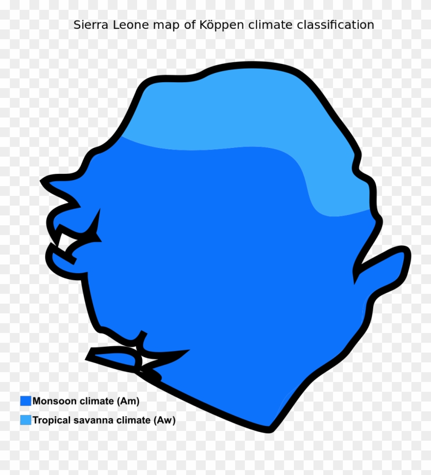 Savannah Clipart Physical Geography - Biomes Of Sierra Leone - Png Download