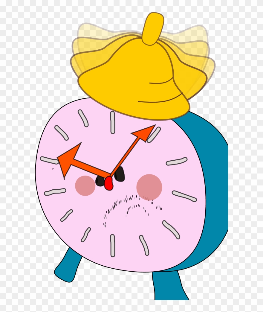 Alarm Clipart Early Morning - Animated Alarm Clock Ringing - Png Download