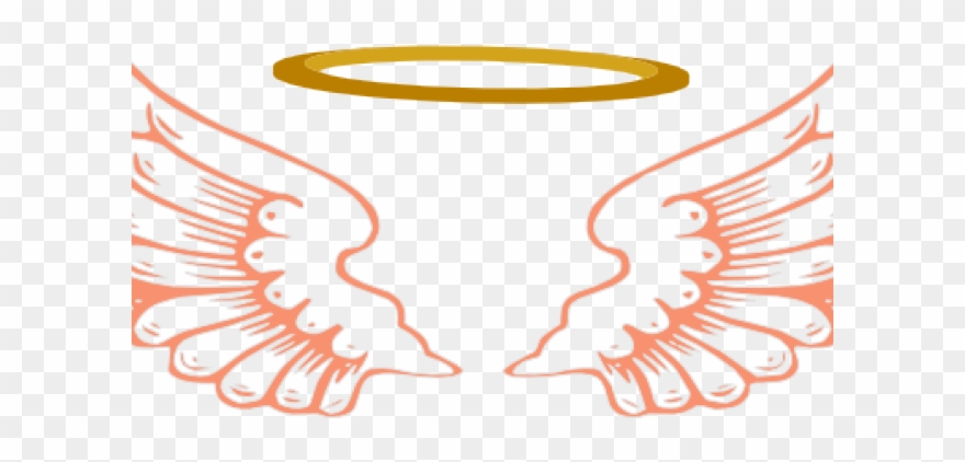 Glowing Halo Clipart Angel Halo - Transparent Background Angel Wings Clipart - Png Download