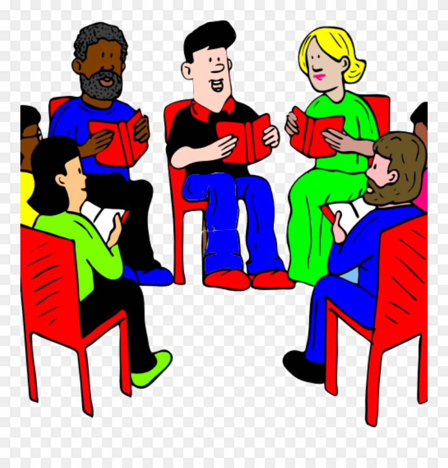 Guided Reading Clipart Group Of Readers Clip Art At - Meeting Clip Art - Png Download