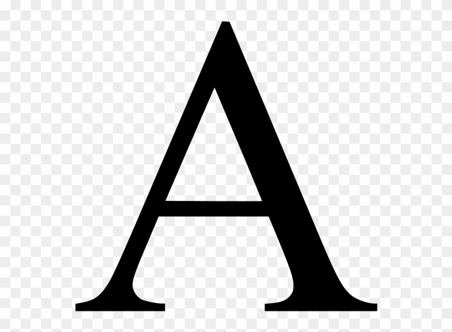 Cyrillic Letter A Png Image - Letter A Transparent Background Clipart