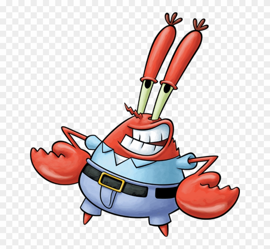 Transparent Grave Squidward Clipart Download - Sponge Bob Squarepants Sponge Bob Mr Krabs Eau De Toilette - Png Download