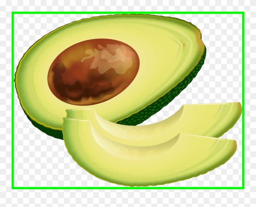 Inspiring Fruit Vegetable Feebase Net Of Garlic - Avocado Clip Art Free - Png Download