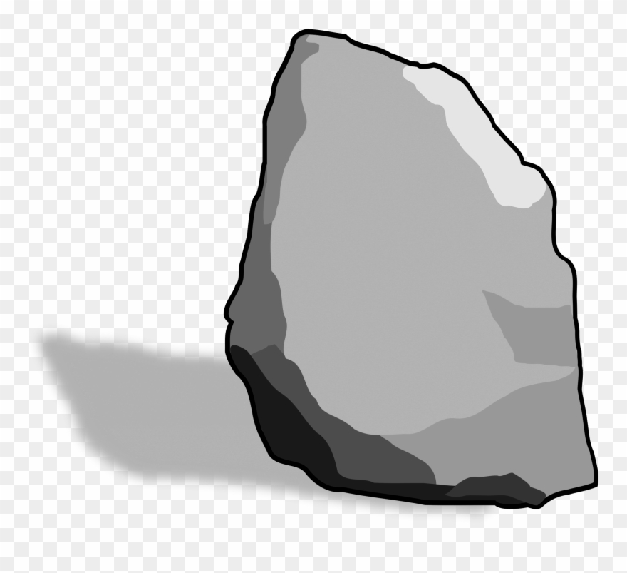 Stone Cartoon Clipart - Stone Clipart Free - Png Download