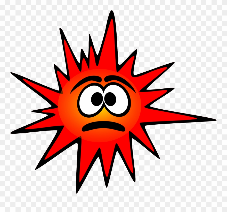 Clipart - Red Bacteria Clip Art - Png Download