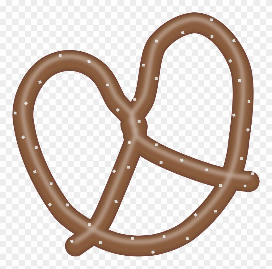 Pretzel German Cuisine Currywurst Sausage Baking - Pretzel Clipart - Png Download