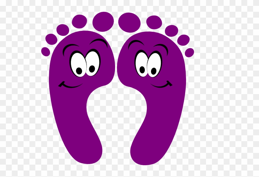Purple Clipart - Happy Feet Clipart - Png Download
