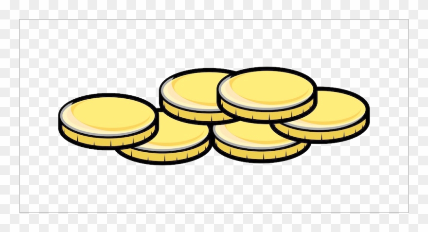 Png Transparent Library Cartoon Gold Coin Clip Art - Gold Coin Clipart Png