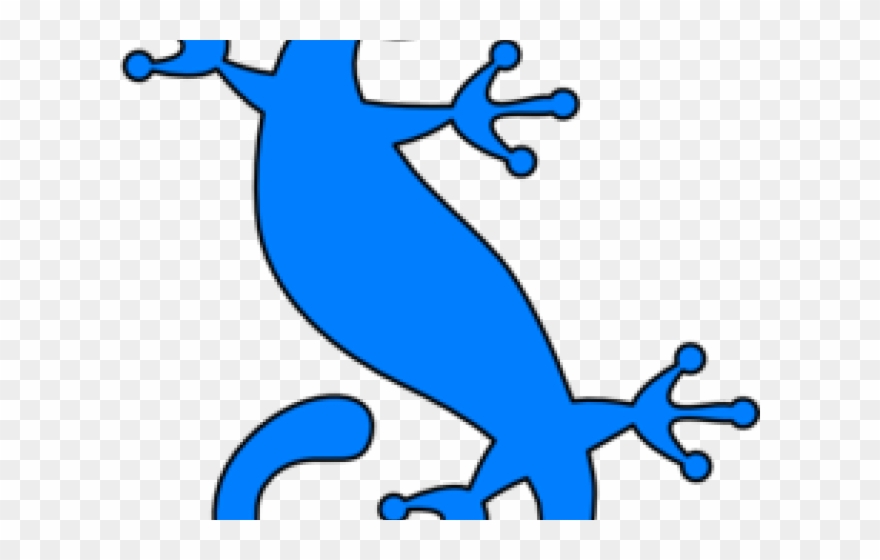 Lizard Silhouette Clip Art - Png Download
