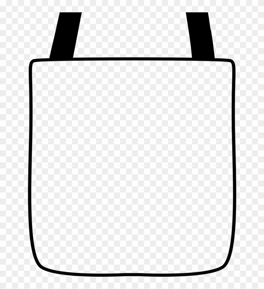 Bags Library Huge - Tote Bags Line Art Clipart