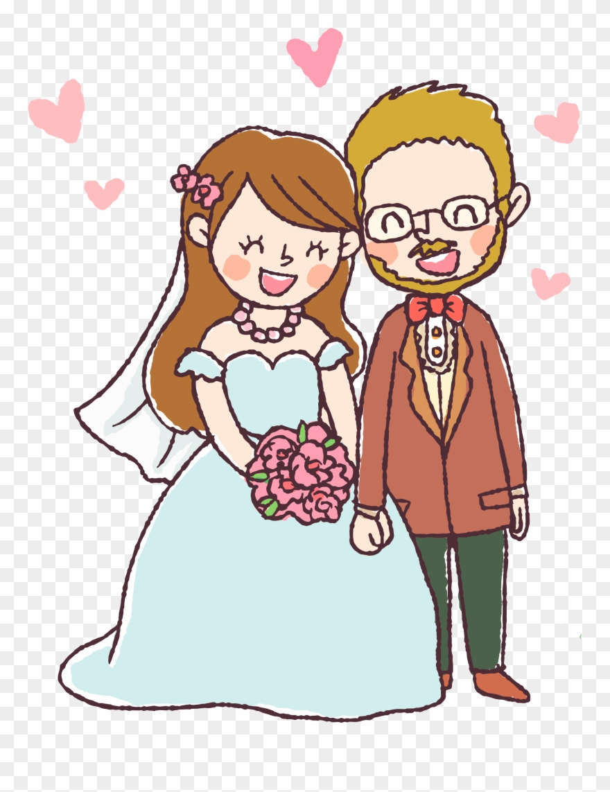 Svg Free Download Wedding Invitation Bridegroom Berber - Marriage Drawing Clipart