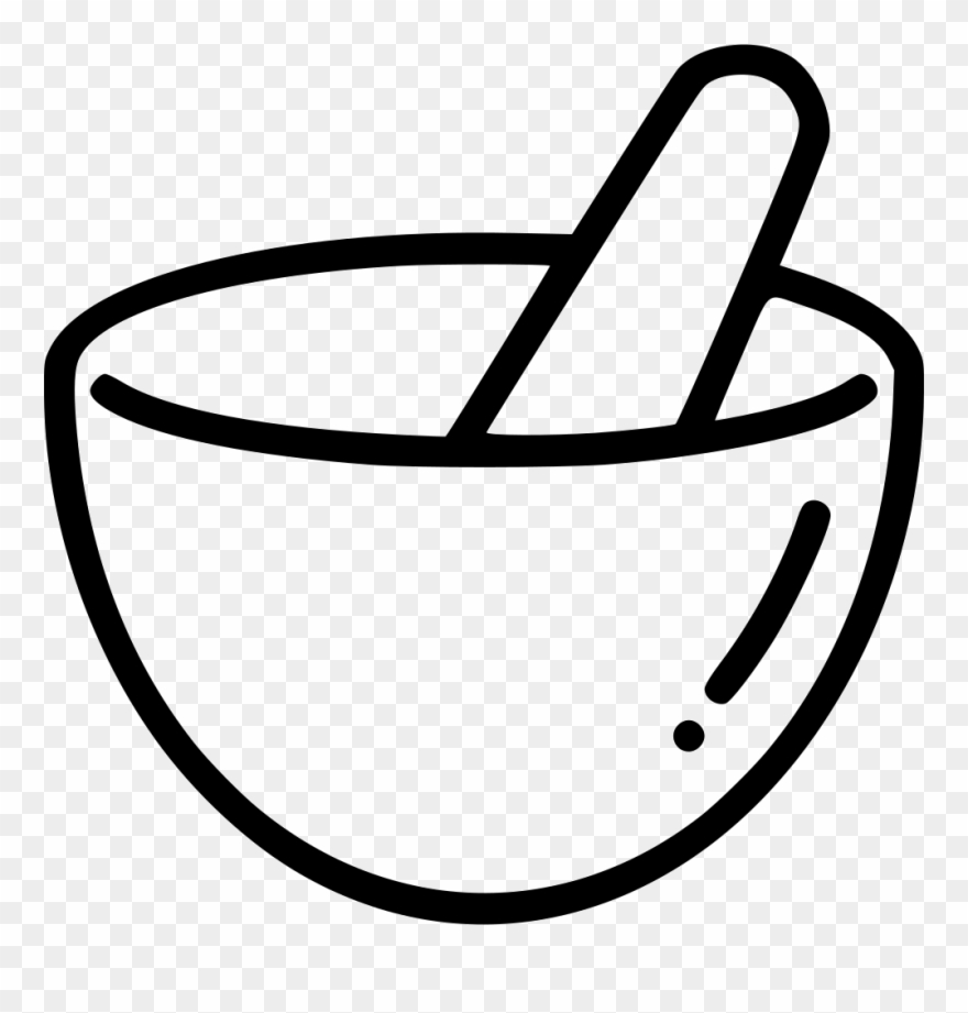 Drawing At Getdrawings Com Free For Personal - Mortar And Pestle Drawing Clipart