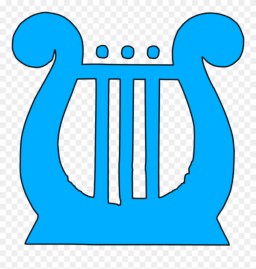 Harp Clipart Clip Art - Musical Instruments Clipart - Png Download