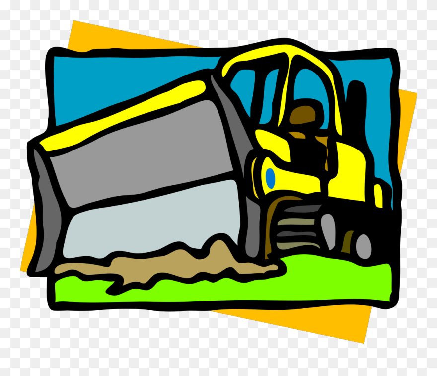 Free To Use &, Public Domain Bulldozer Clip Art - Being Big Brother Throw Blanket - Png Download