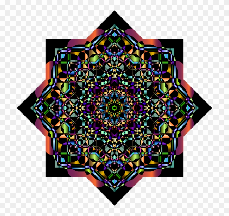 Geometry Mandala Symmetry Circle Art - Abstrakte Geometrische Kunst Des Mandala Getränke Krug Clipart