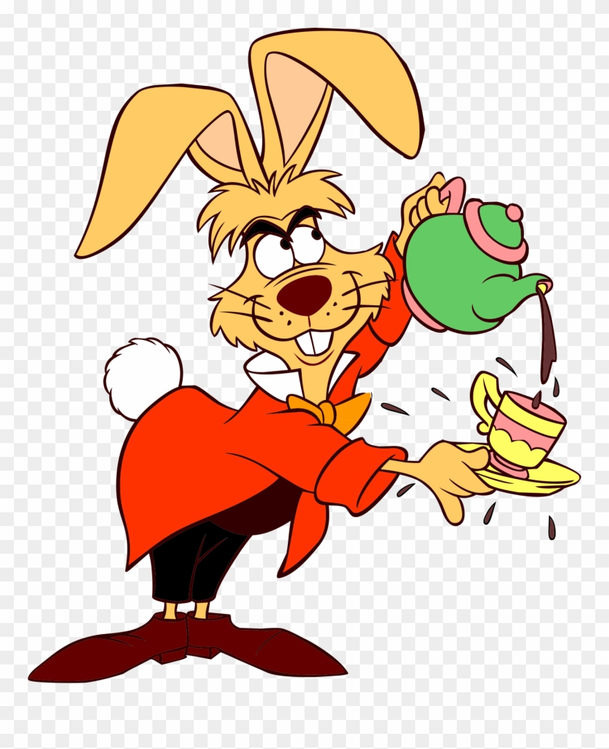 Dormouse Alice In Wonderland, Alice In Wonderland Clipart, - Alice In Wonderland Rabbit Characters - Png Download