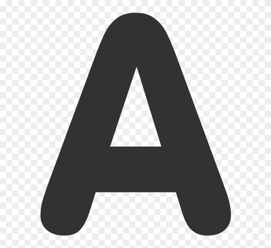 Letter A Image Group Free Vector Graphic - Letter A Black And White Clipart