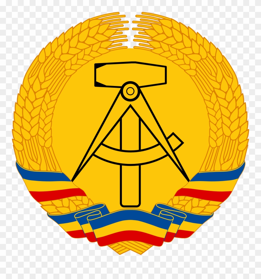 East Germany Clipart Arms - East Germany Coat Of Arms - Png Download