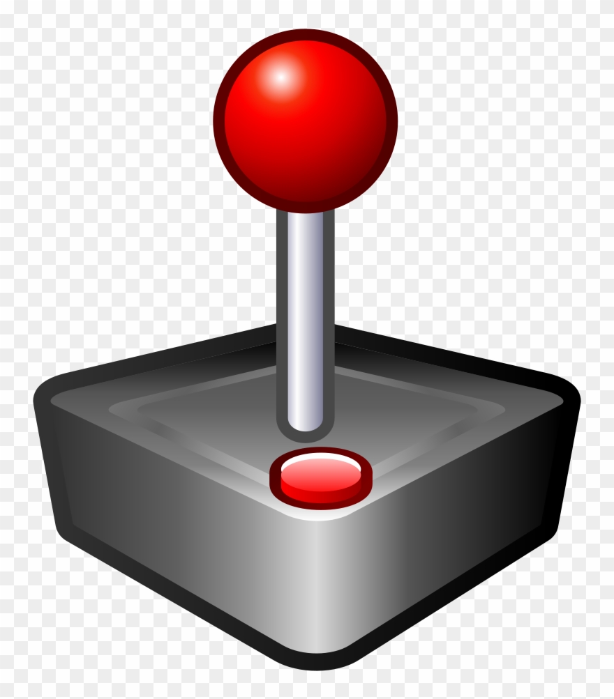 Clip Art Black And White Download File Gnome Joystick - Arcade Joystick Png Transparent Png