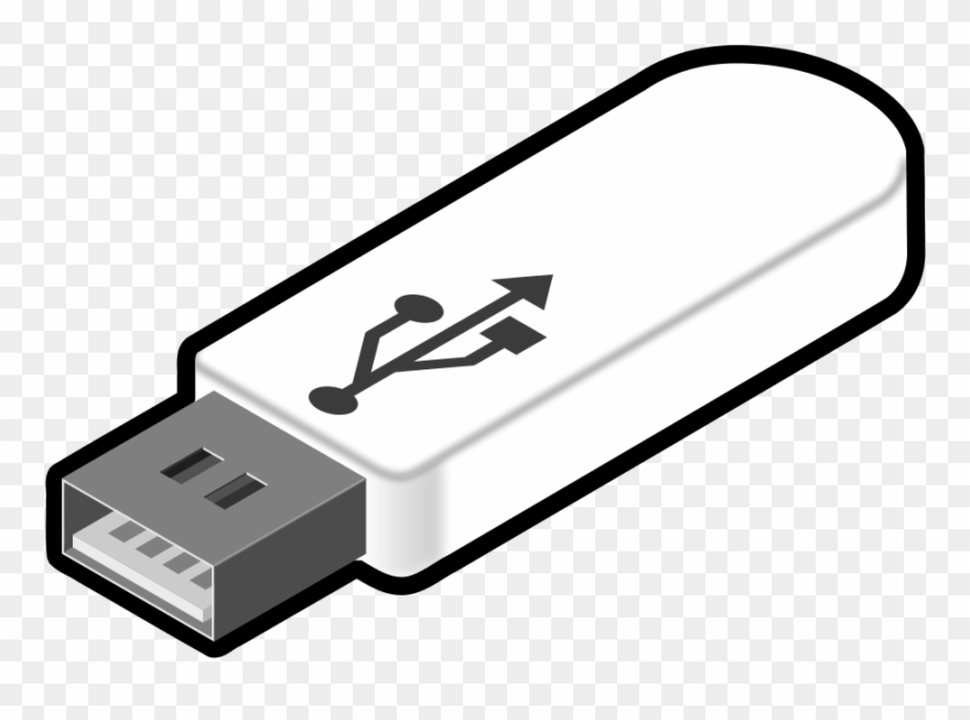Flashdrive - Usb Flash Drive Clipart - Png Download