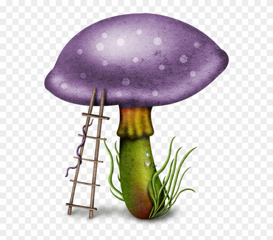 Mushroom - Fairy Garden Transparent Background Clipart