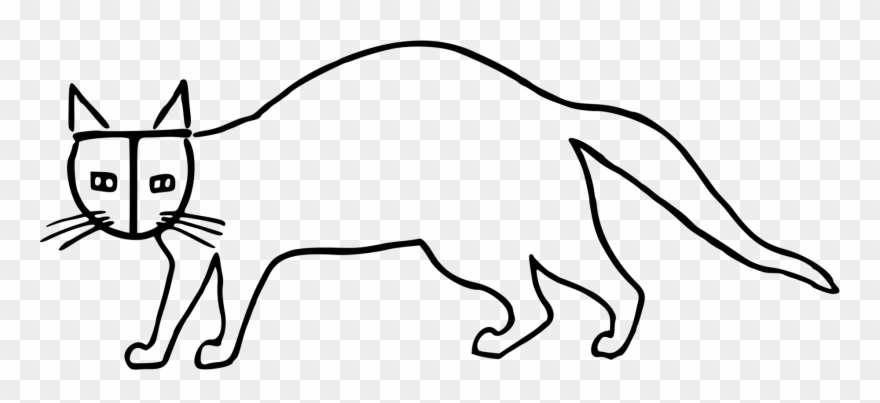 Cat Whiskers Computer Icons /m/02csf Hare - Stylised Cat Clipart