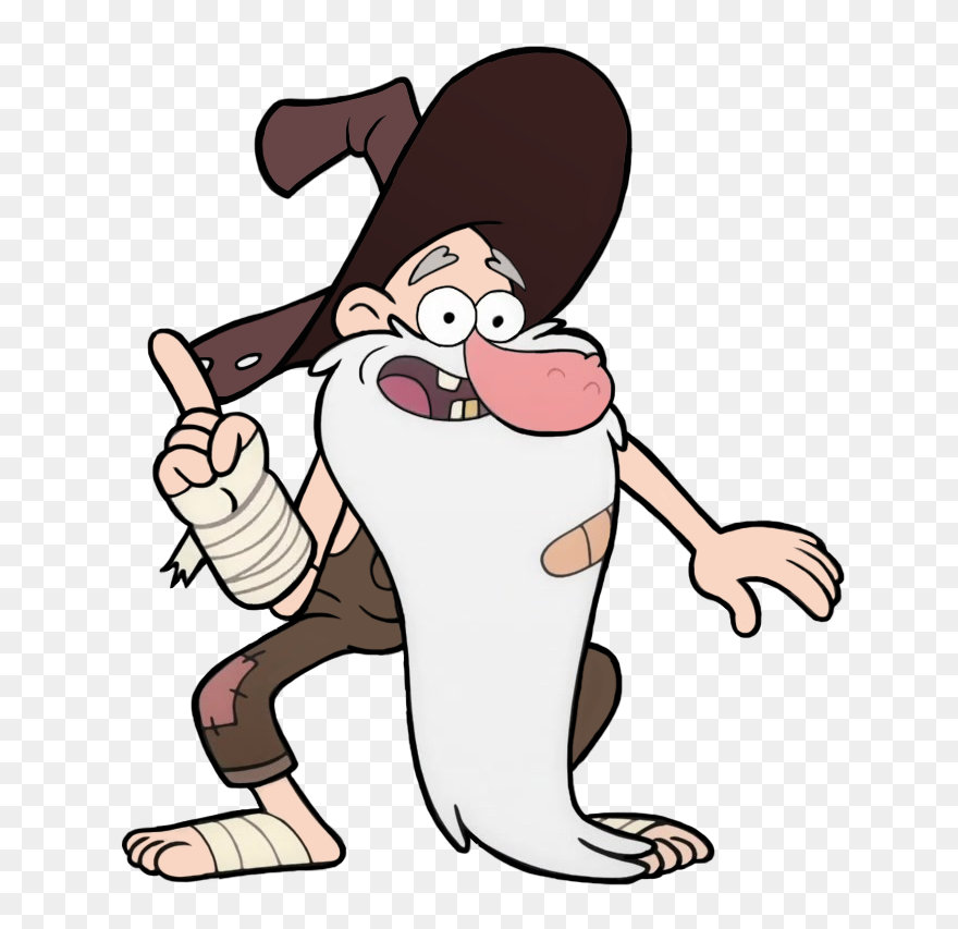Old Man Mcgucket - Gravity Falls Old Man Mcgucket Clipart