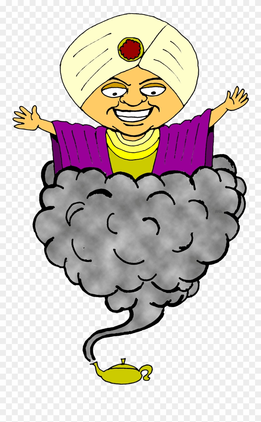 Genie - Genie Clip Art - Png Download