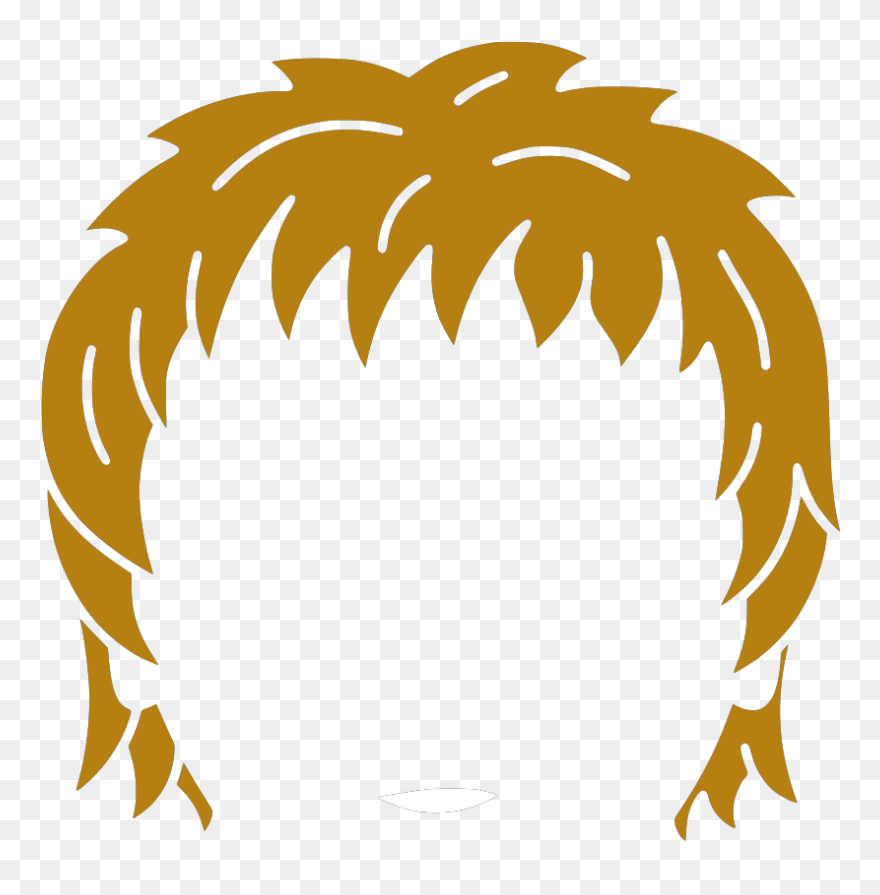 Hairstyle 20clipart - Free Clip Art Hair - Png Download