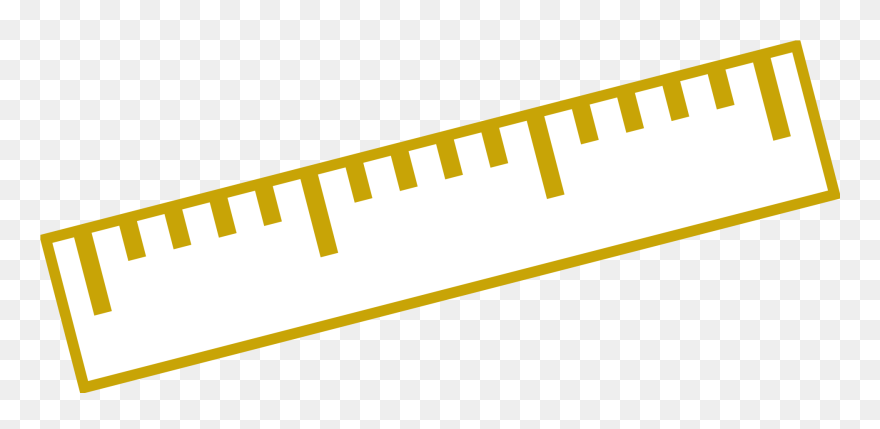 Geometry Clipart Ruler - Golden Ruler Clipart - Png Download