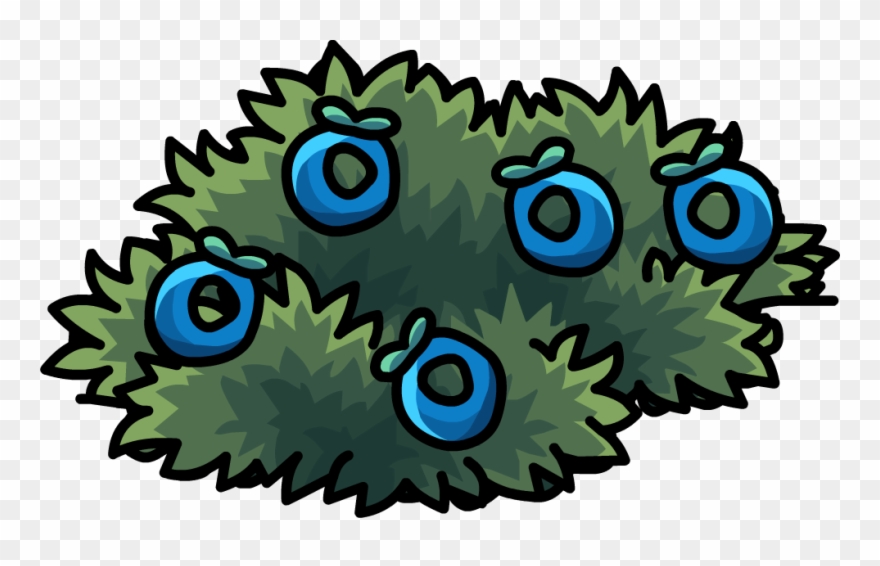 Berry Bush Clipart - Png Download
