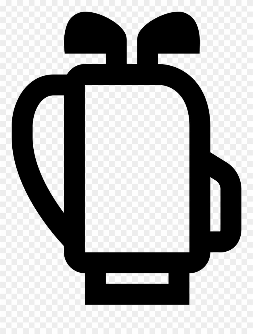 Golf Bag Icon Clipart