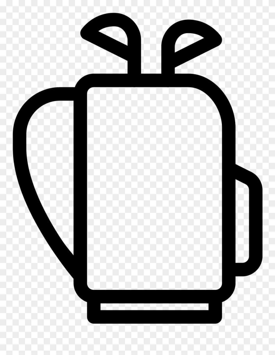 Golf Bag Icon - Golf Clipart