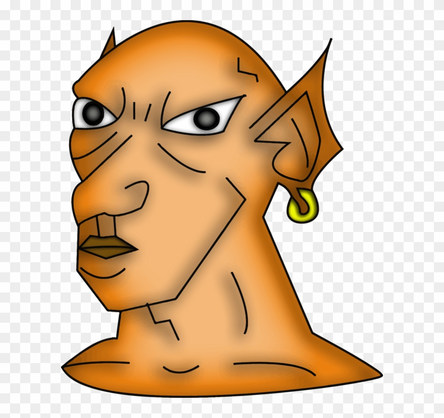 Goblin Half-orc Elf Can Stock Photo - Skyrim Elder Scrolls Goblin Clipart