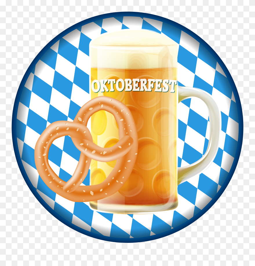 Oktoberfest Badge With Beer Png Clip Art Image - Oktoberfest Clipart Png Transparent Png