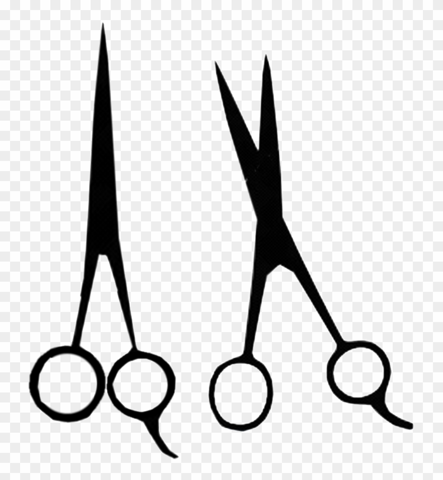 Hair Scissors Clip Art - Hair Scissors Vector - Png Download