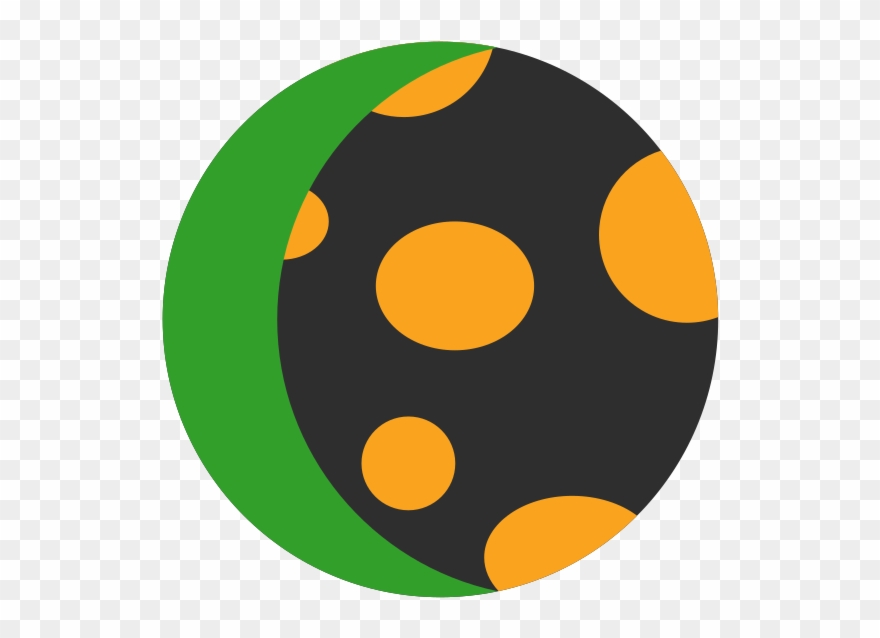 U 1 F 318 Waningcrescentmoon - Circle Clipart