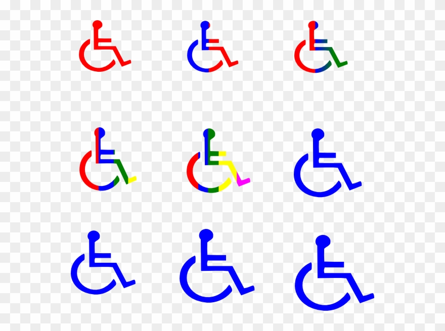 Draw A Disabled Sign Clipart