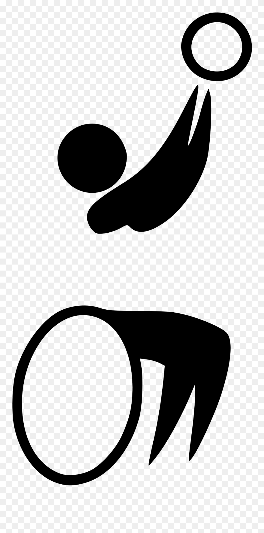 Wheelchair Basketball Pictogram - Баскетбол На Колясках Clipart