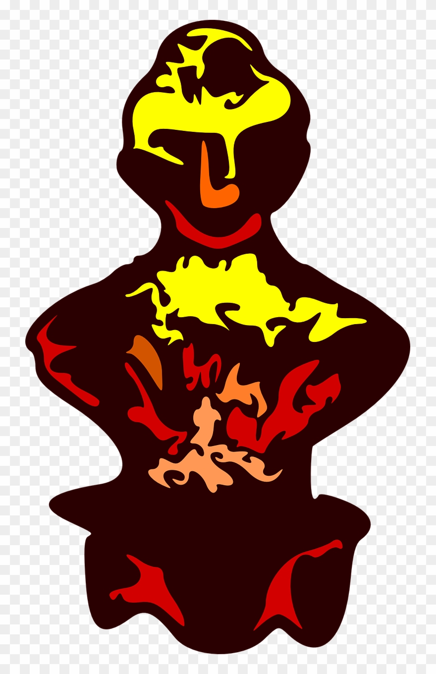 Goddess On The Throne Cave Painting Art Drawing - Painting Clipart