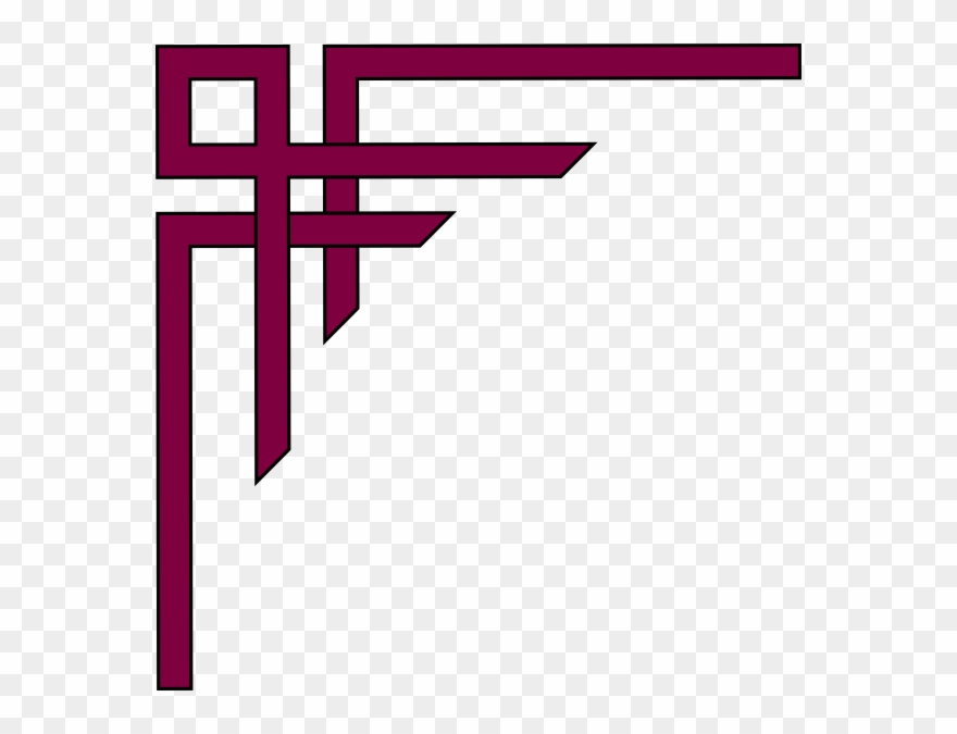 Geometric Corner Decoration Clipart Decorative Arts - Miss My Dad Quotes From Daughter - Png Download