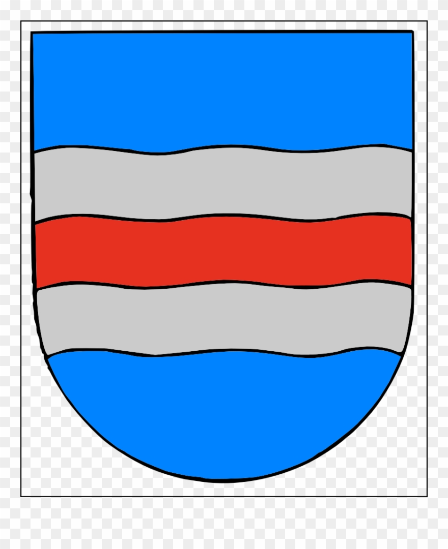 Coat Of Arms Wave Clipart Coat Of Arms Medelpad Clip - Easy Coat Of Arms - Png Download