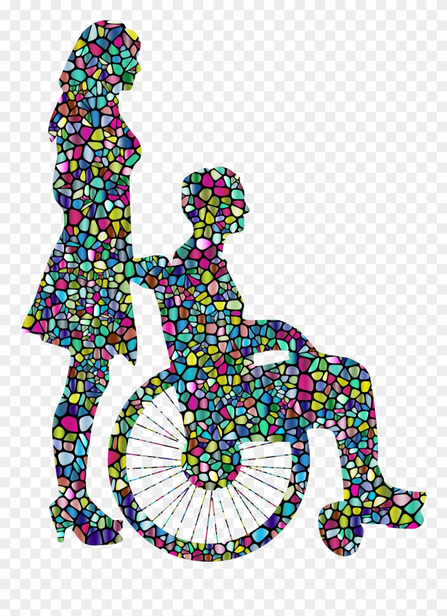 Svg Black And White Download Polyprismatic Tiled Woman - My Best Friend Get Well Soon Clipart