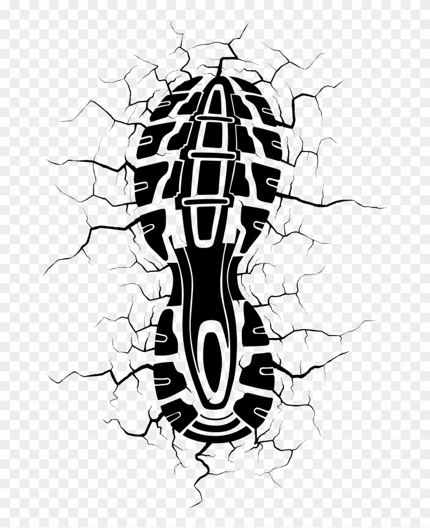 What Is Career Gravity - Shoe Prints Clipart