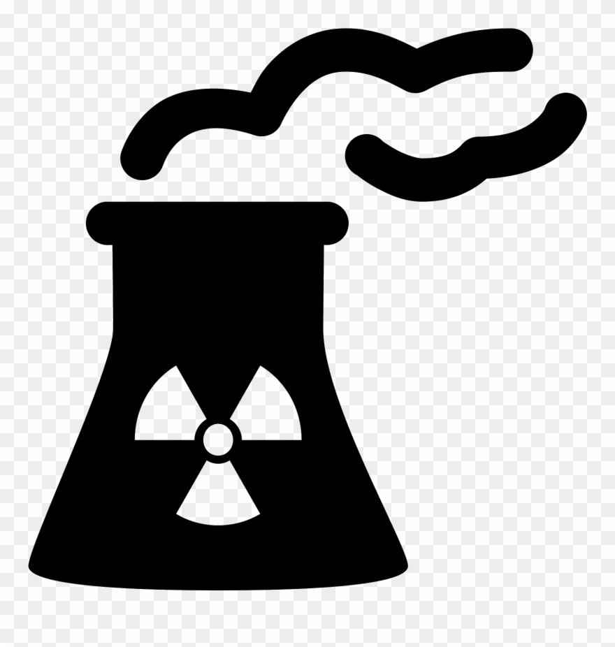 Nuclear Power Plant Icon - Nuclear Energy Icon Png Clipart